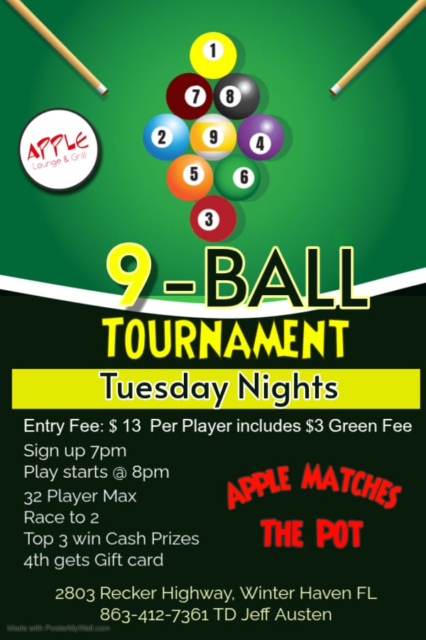 Tournament flyer / rules image