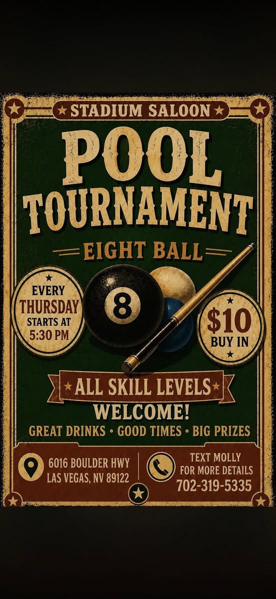 Tournament flyer / rules image