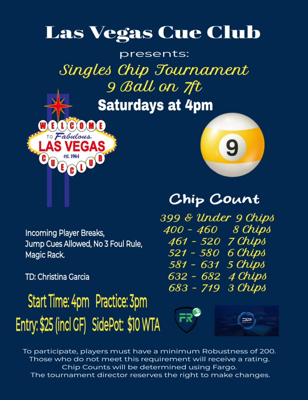 Tournament flyer / rules image