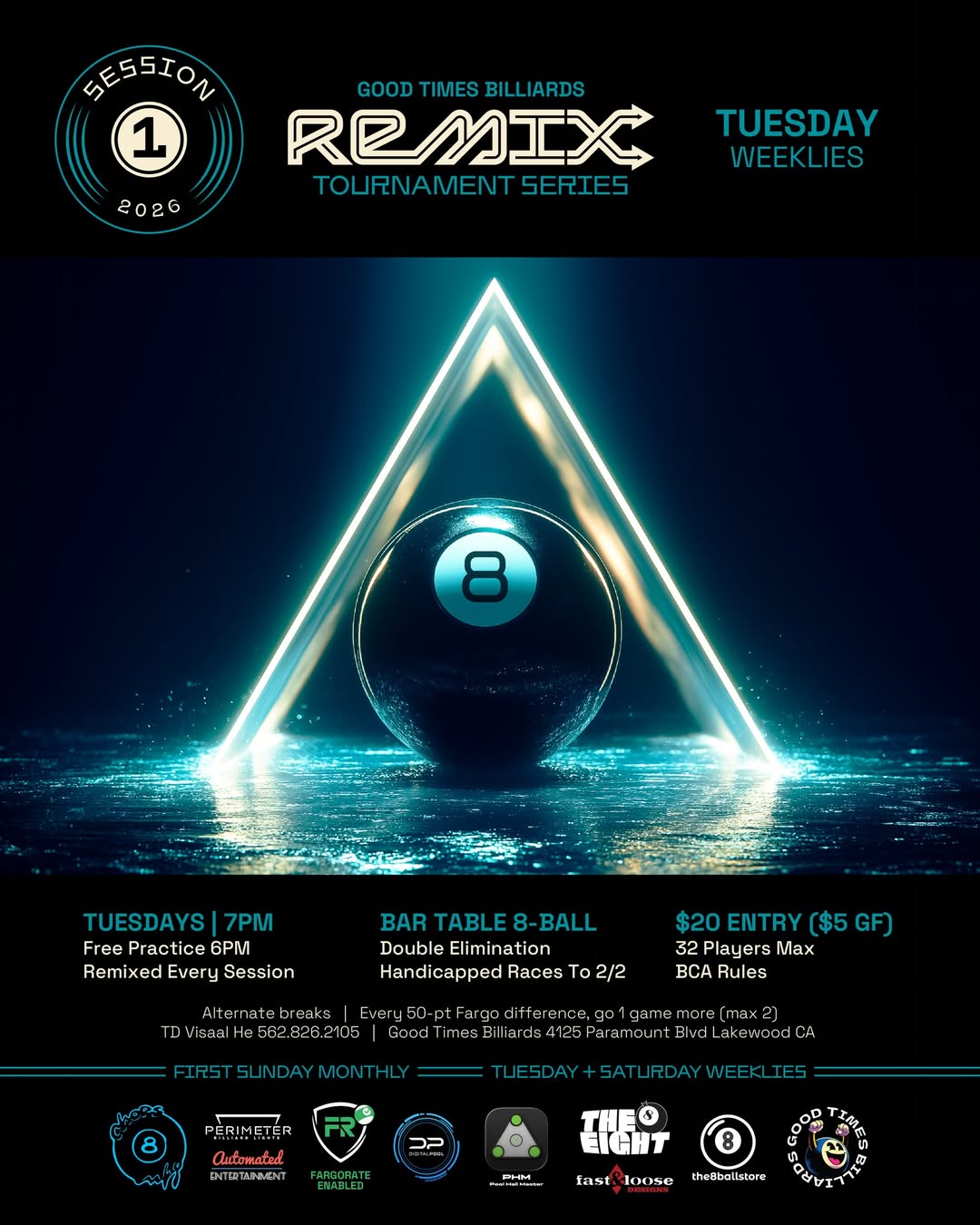 Tournament flyer / rules image