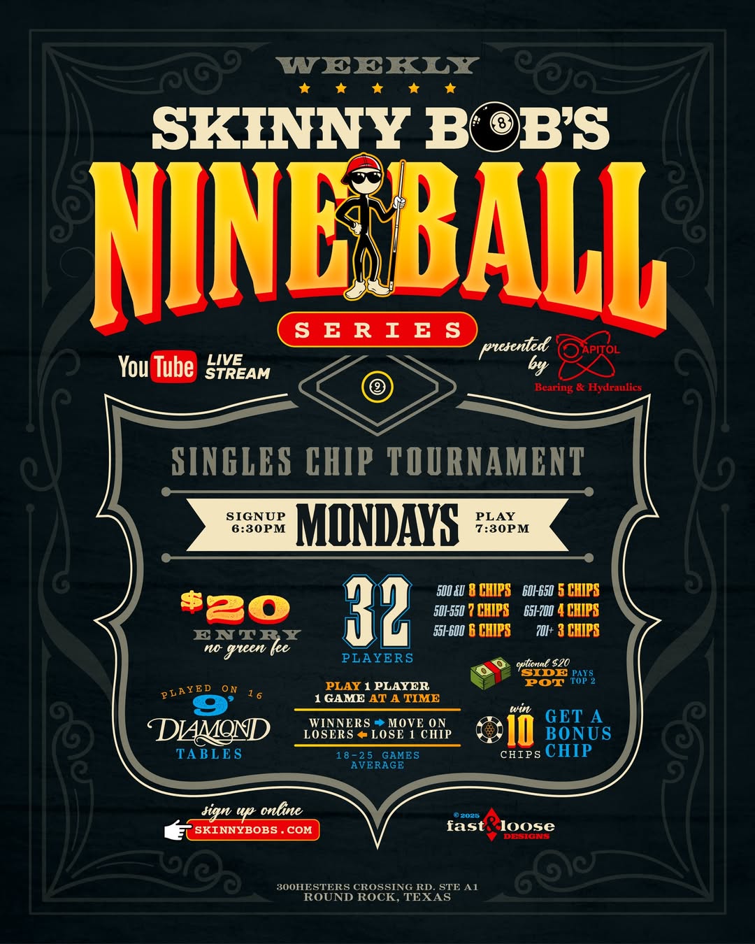 Tournament flyer / rules image