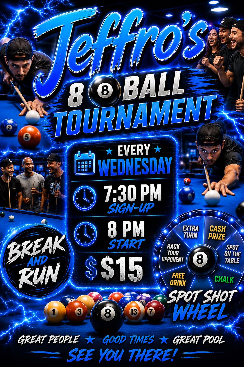 Tournament flyer / rules image