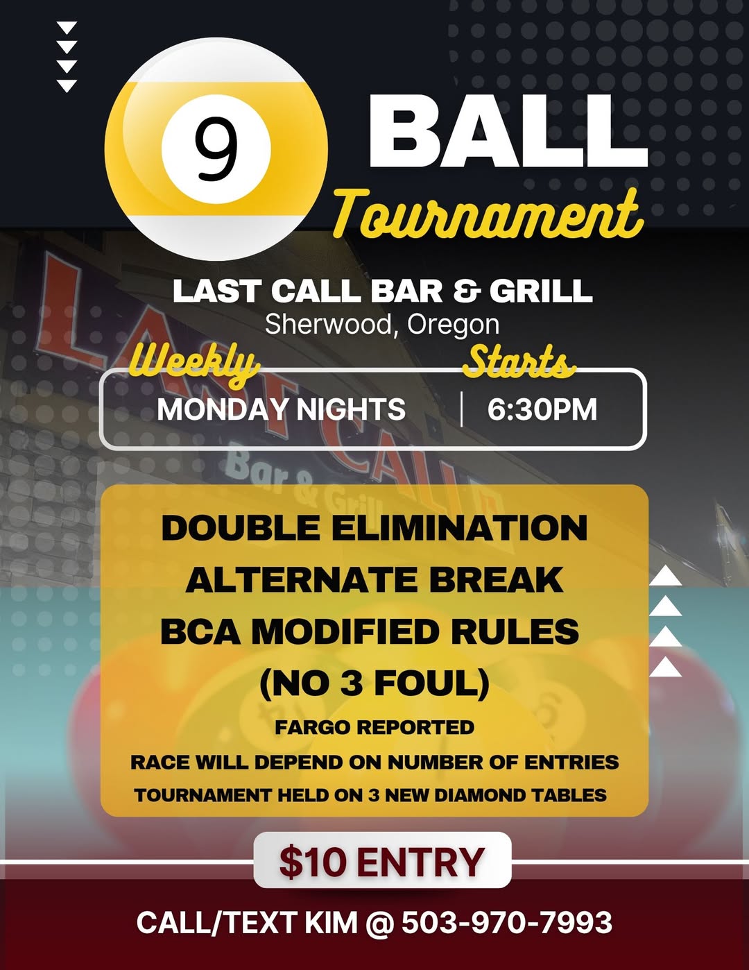 Tournament flyer / rules image