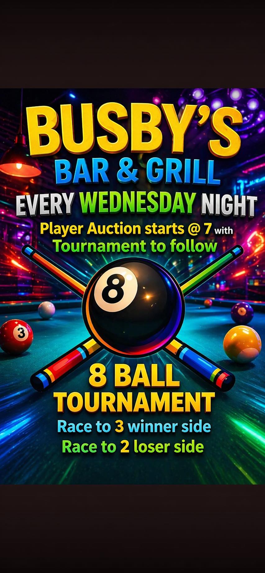 Tournament flyer / rules image