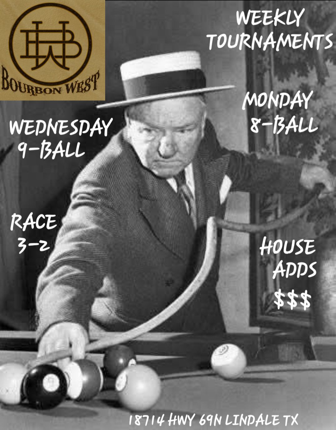 Tournament flyer / rules image