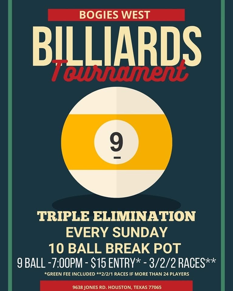 Tournament flyer / rules image