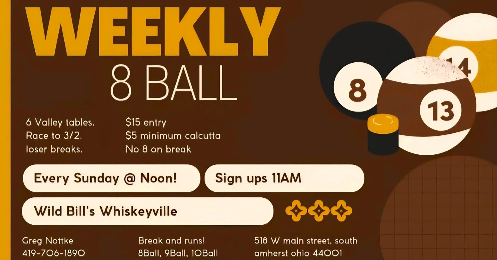 Tournament flyer / rules image