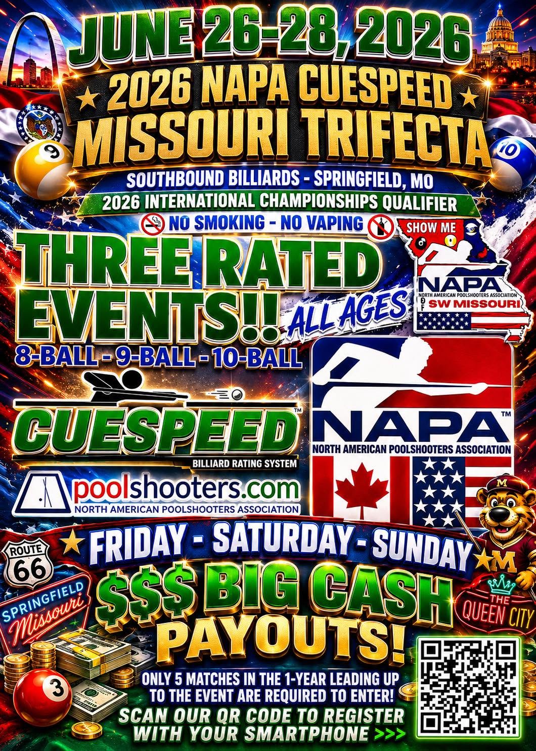 Tournament flyer / rules image