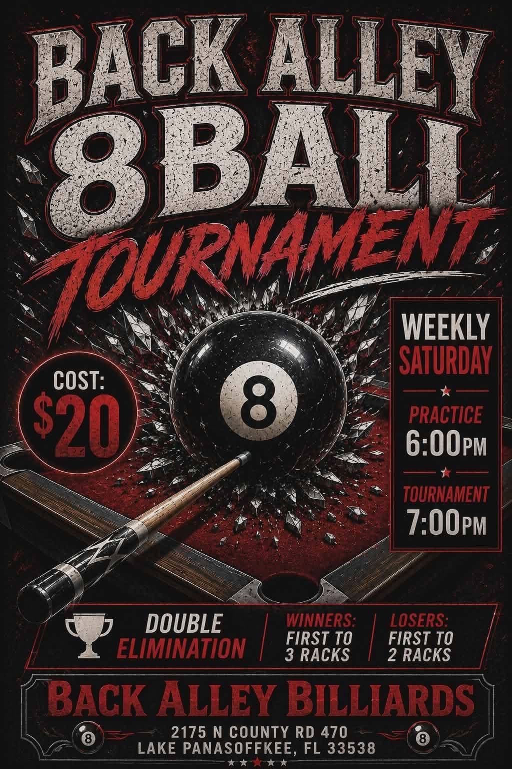 Tournament flyer / rules image