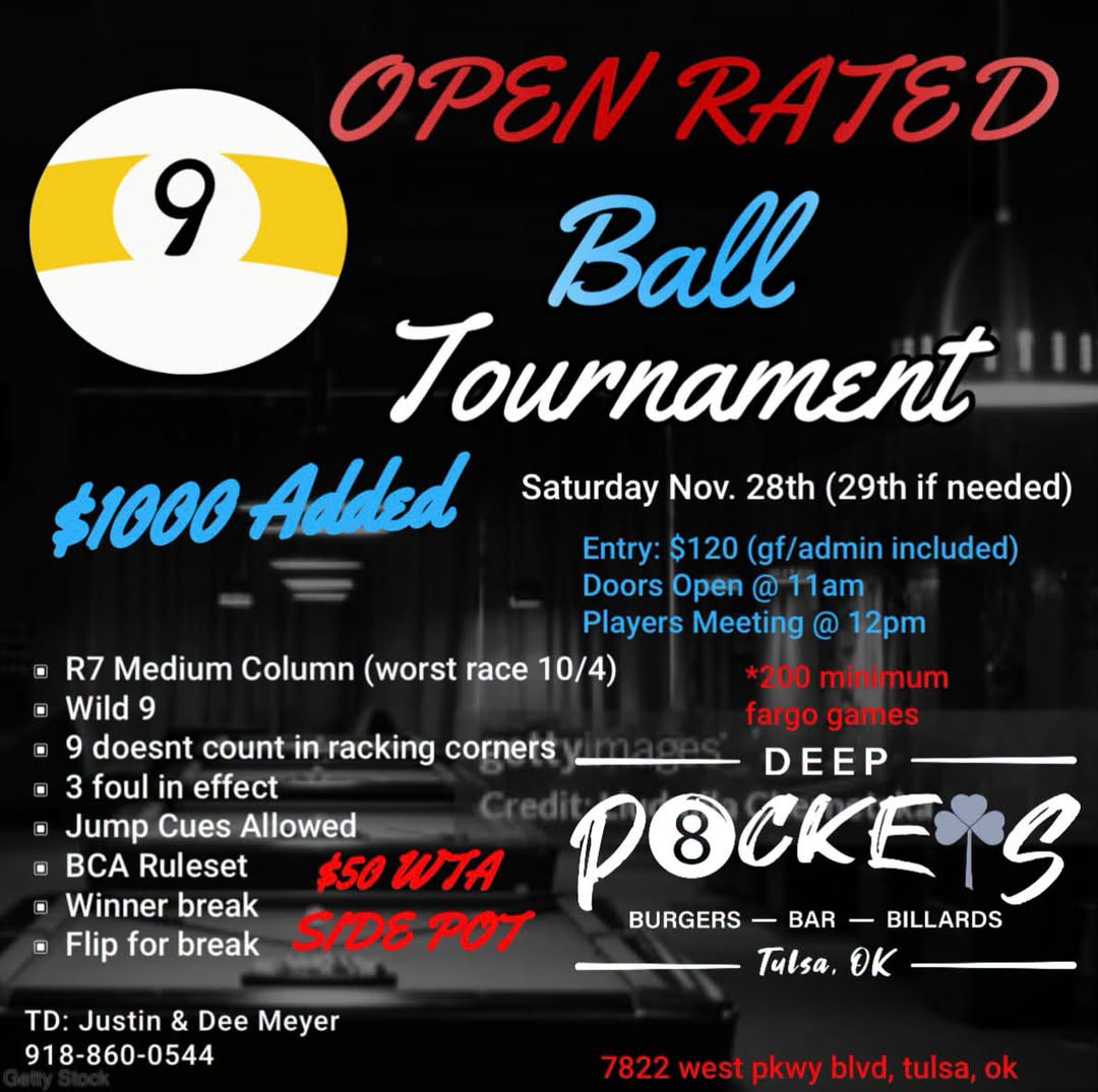 Tournament flyer / rules image